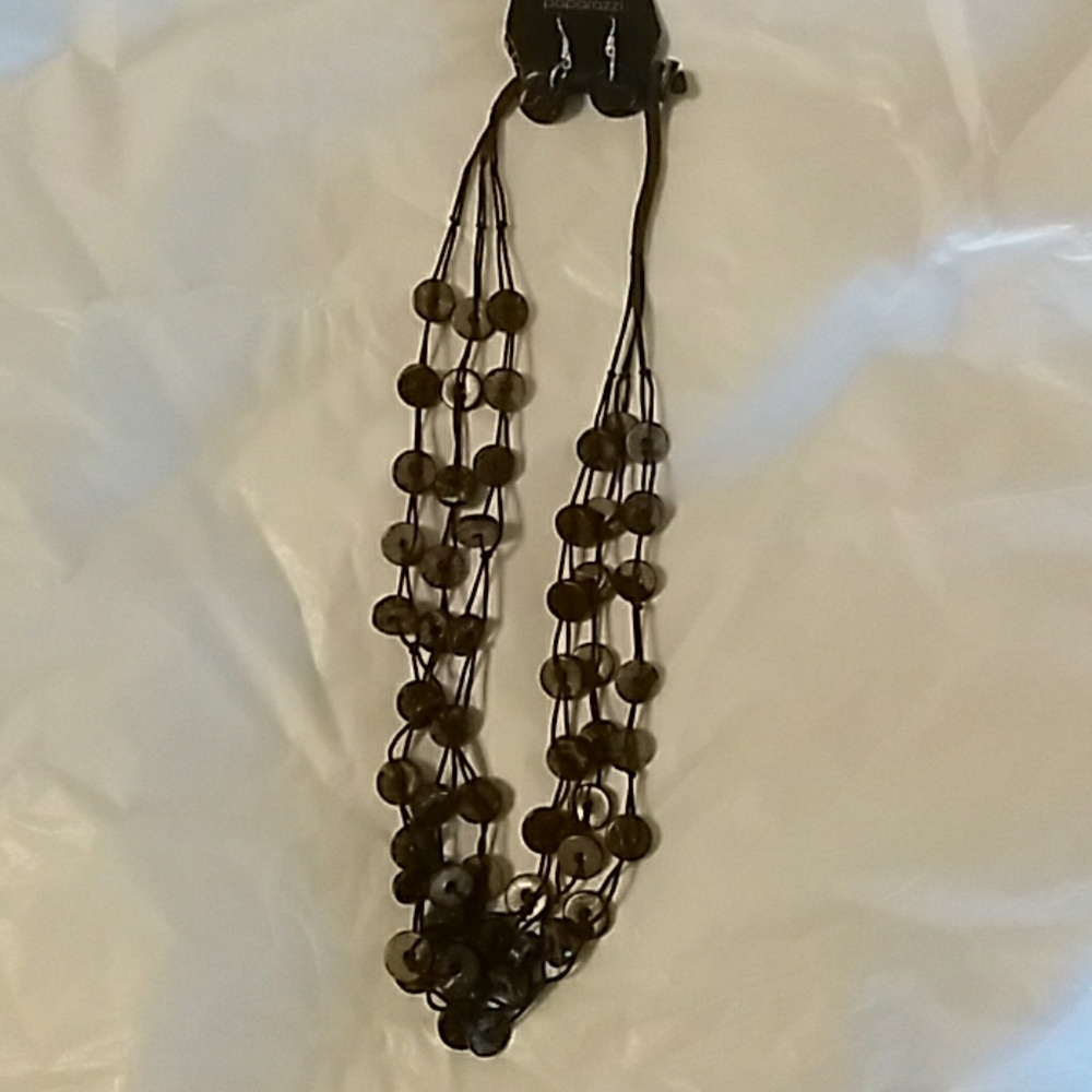 Wood necklace and earrings bundle and save